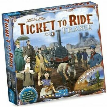 TICKET TO RIDE FRANCE + OLD WEST ESPANSIONE ASMODEE SOLO REGOLE IN ITALIANO