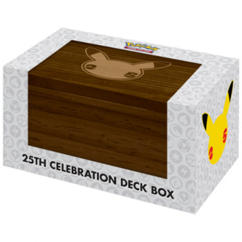 POKEMON 25TH CELEBRATION DECK BOX