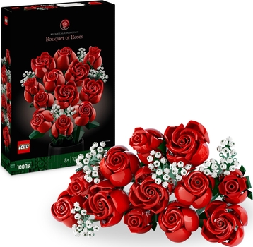 LEGO ICONS 10328 BOUQUET DI ROSE