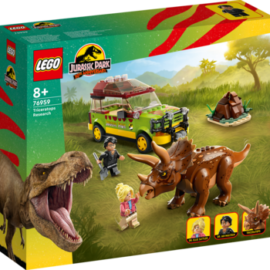 LEGO JURASSIC PARK 76959 LA RICERCA DEL TRICERATOPO