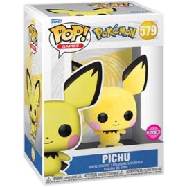 FUNKO POP PICHU FLOCKED POKEMON GAMES 579