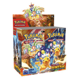 POKEMON BOX 36 BUSTE SCINTILLE FOLGORANTI SCARLATTO E VIOLETTO ITA