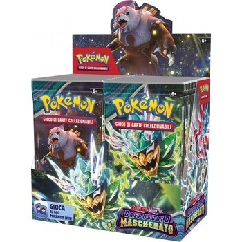 POKEMON BOX 36 BUSTE CREPUSCOLO MASCHERATO SCARLATTO E VIOLETTO ITA