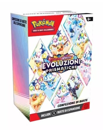 POKEMON EVOLUZIONI PRISMATICHE BUNDLE 6 BUSTE ITA