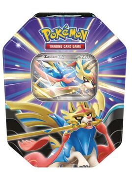 POKEMON TIN DA COLLEZIONE LEGGENDE SOVRANE ZACIAN EX ITA