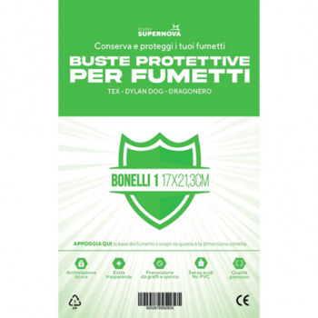 BUSTE PROTETTIVE PER FUMETTI 17 X 21,3 CM