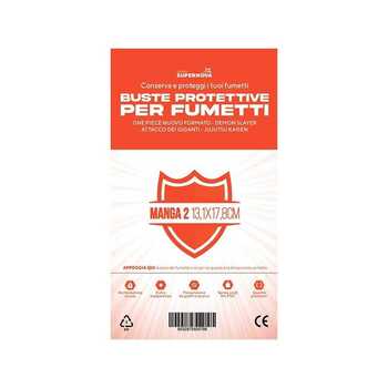 BUSTE PROTETTIVE PER FUMETTI 13,1 X 17,8 CM
