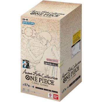 ONE PIECE BOX 24 BUSTE ANIME 25TH COLLECTION EB02 JAP