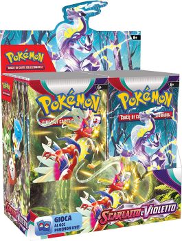 POKEMON BOX 36 BUSTE SCARLATTO E VIOLETTO ITA