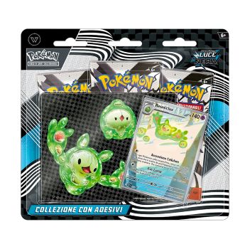 POKEMON LUCE NERA COLLEZIONE CON ADESIVI REUNICLUS ITA