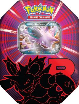 POKEMON TIN DA COLLEZIONE TEAM ROCKET NIDOKING EX ITA