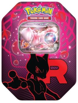 POKEMON TIN DA COLLEZIONE TEAM ROCKET MEWTWO EX ITA