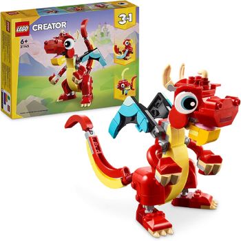 LEGO CREATOR 31145 DRAGO ROSSO
