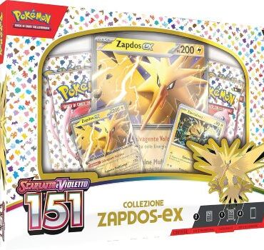 POKEMON COLLEZIONE 151 ZAPDOS EX ITA