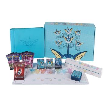 POKEMON EXCLUSIVE GIFT COLLECTION BOX VAPOREON VMAX CHI