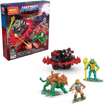 MEGA CONSTRUX MASTERS OF THE UNIVERSE BATTLE CAT VS ROTON