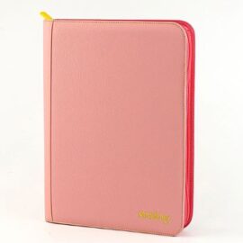 SANSEKING ALBUM RACCOGLITORE CARTE 360 TASCHE ROSA