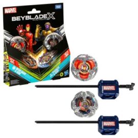 BEYBLADE X MULTIPACK MARVEL IRON MAN VS THANOS HASBRO TAKARA TOMY