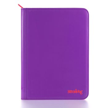 SANSEKING ALBUM RACCOGLITORE CARTE 360 TASCHE VIOLA