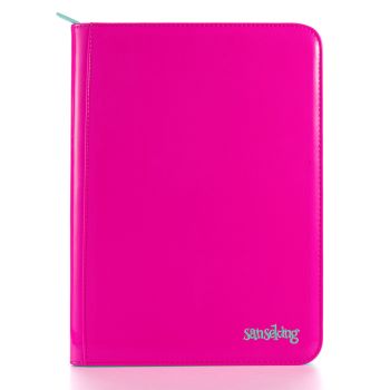 SANSEKING ALBUM RACCOGLITORE CARTE 360 TASCHE FUCSIA
