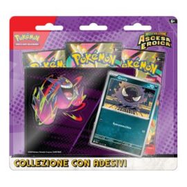 POKEMON COLLEZIONE CON ADESIVI ASCESA EROICA GASTLY ITA