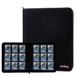SANSEKING ALBUM RACCOGLITORE TOPLOADER 216 CARTE NERO