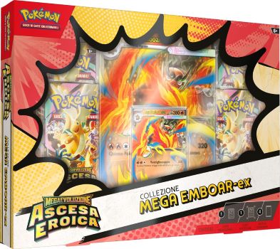 POKEMON ASCESA EROICA COLLEZIONE MEGA EMBOAR EX ITA