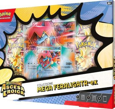 POKEMON ASCESA EROICA COLLEZIONE MEGA FERELIGATR EX ITA