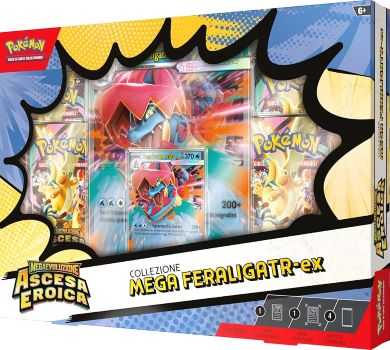 POKEMON ASCESA EROICA COLLEZIONE MEGA FERELIGATR EX ITA