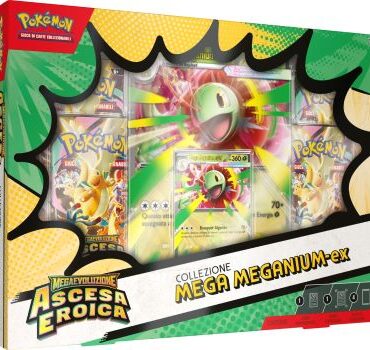 POKEMON ASCESA EROICA COLLEZIONE MEGA MEGANIUM EX ITA