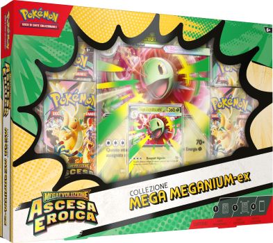 POKEMON ASCESA EROICA COLLEZIONE MEGA MEGANIUM EX ITA