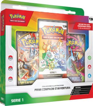 POKEMON COLLEZIONE ILLUSTRAZIONE PRIMI COMPAGNI D'AVVENTURA SERIE 1 ITA