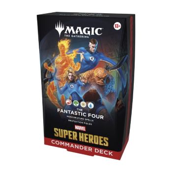 MARVEL SUPER HEROES MAZZO COMMANDER THE FANTASTIC FOUR MAGIC THE GATHERING ENG