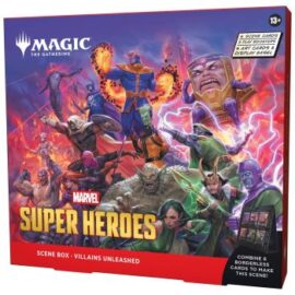 MARVEL SUPER HEROES SCENE BOX VILLAINS UNLEASHED MAGIC THE GATHERING ENG