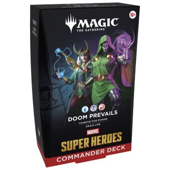 MARVEL SUPER HEROES MAZZO COMMANDER DOOM PREVAILS MAGIC THE GATHERING ENG