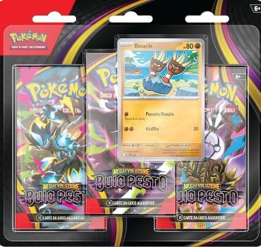 POKEMON BLISTER 3 BUSTE BUIO PESTO ITA