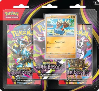 POKEMON BLISTER 3 BUSTE BUIO PESTO ITA