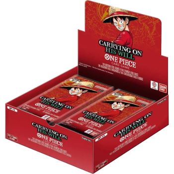 ONE PIECE CARD GAME OP-13 CARRYING ON HIS WILL BOX 24 BUSTE ENG