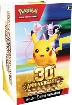 POKEMON CONFEZIONE 6 BUSTE 30° ITA PREODER