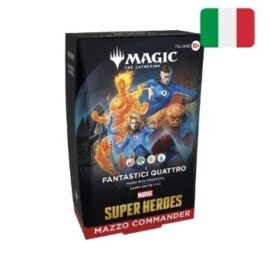 MARVEL SUPER HEROES MAZZO COMMANDER I FANTASTICI QUATTRO MAGIC THE GATHERING ITA