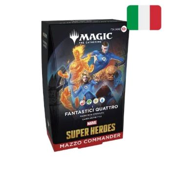 MARVEL SUPER HEROES MAZZO COMMANDER I FANTASTICI QUATTRO MAGIC THE GATHERING ITA