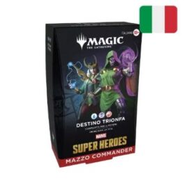 MARVEL SUPER HEROES MAZZO COMMANDER DESTINO TRIONFA MAGIC THE GATHERING ITA