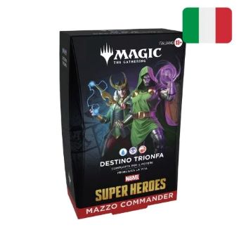 MARVEL SUPER HEROES MAZZO COMMANDER DESTINO TRIONFA MAGIC THE GATHERING ITA