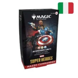 MARVEL SUPER HEROES MAZZO COMMANDER AVENGERS UNITI MAGIC THE GATHERING ITA