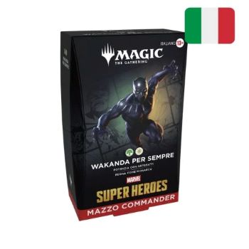 MAGIC MARVEL SUPER HEROES MAZZO COMMANDER WAKANDA PER SEMPRE ITA