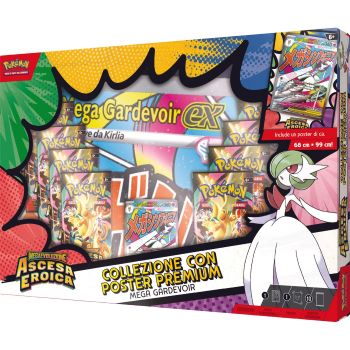POKEMON COLLEZIONE CON POSTER PREMIUM MEGA GARDEVOIR ASCESA EROICA ITA