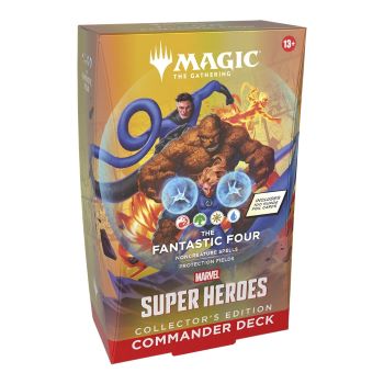 MARVEL SUPER HEROES MAZZO COMMANDER THE FANTASTIC FOUR COLLECTOR'S EDITION MAGIC THE GATHERING ENG