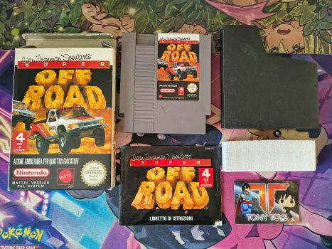 SUPER OFF ROAD NINTENDO NES PAL A ITA CIB