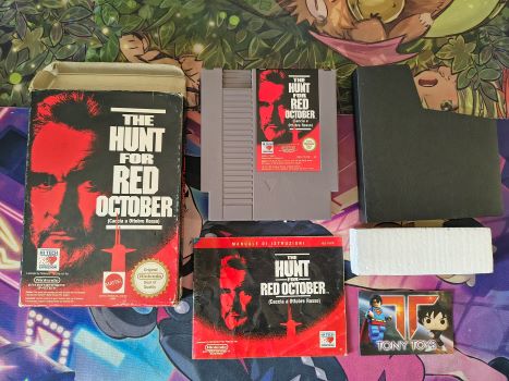 THE HUNT FOR RED OCTOBER NINTENDO NES PAL A ITA CIB