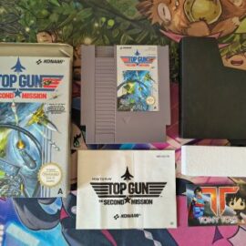 TOP GUN THE SECOND MISSION NINTENDO NES PAL ITA CIB